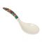 Sky Melamine Big Soup Spoon, Ajrak Print, Cultural Design, Durable Kitchen Utensil