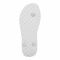 Bata Men's Casual Rubber Flip Flops, White, Comfortable Slip-On Flats For Home & Casual Wear, 8771055