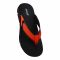 Bata Men's Casual Rubber Flip Flops, Red & Black, Comfortable Slip-On Flats For Home & Casual Wear, 8775332