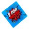 Star Shine I Am Ziddi Gujjar Wooden Coaster, 3.5x3.5 Inches