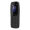 Nokia 105 (2023) Mobile Phone,  Dual Sim, Classic Charcoal