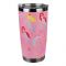 Colorful Mermaid Theme Stainless Steel Tumbler Water Bottle, Insulated Travel Mug, Pink, GWT526