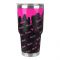 Barbie Theme Stainless Steel Tumbler Water Bottle, Insulated Travel Mug, Black, NO120