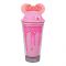 Barbie Plastic Smile Tumbler Water Bottle With Straw, Dark Pink, Bpa Free, Travel Mug