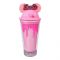 Barbie Plastic Smile Tumbler Water Bottle With Straw, Pink Black, Bpa Free, Travel Mug