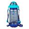 Space Theme Plastic Water Bottle With Straw & Strap, 650ml Capacity, Sea Green, Uz051