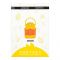 B.Dake Plastic Thermos With Chain Strap, Yellow, Creative Water Bottle, BW1810