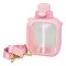 Giavos Fashion Plastic Cup Water Bottle With Strap, 700ml Capacity, Pink