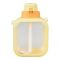 Giavos Fashion Plastic Cup Water Bottle With Strap, 700ml Capacity, Yellow, JG2575A