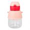 Bear Plastic Water Bottle With Strap, Pink, FW-7008