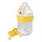 Rabbit Hello Zoo Plastic Water Bottle With Strap, 620ml Capacity, Yellow