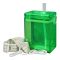 Mahjong Shape Plastic Water Bottle With Strap, Green