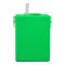 Mahjong Shape Plastic Water Bottle With Strap, Green, YF230913