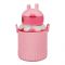 Super Like Me Plastic Water Bottle With Strap, Pink, XJX-SL2242