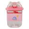 Space Rabbit Plastic Water Bottle With Strap, Pink, YB0773