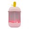 Ice Cream Shape Plastic Water Bottle With Strap, 400ml Capacity, Pink, YF2303