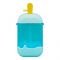 Ice Cream Shape Plastic Water Bottle With Strap, 400ml Capacity, Sky Blue, YF2303