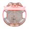 Doughnut Spray Cup Plastic Water Bottle With Strap, 450ml Capacity, Pink, TQ1029