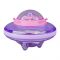 Spaceship Shape Plastic Water Bottle, Purple, TQ-1030