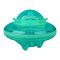 Spaceship Shape Plastic Water Bottle, Green, TQ-1030