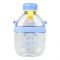 Cute Cartoon Plastic Water Bottle With Strap & Robe, 650ml, Leakproof, Blue, YB0738