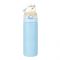 Unicorn Plastic Vacuum Cup Water Bottle, Leakproof, Sky Blue, GWD001