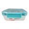 Homeatic Stainless Steel Lunch Box, Single Compartment, 900ml Capacity, Blue, HMT-001