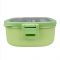 Homeatic Stainless Steel Lunch Box, Single Compartment, 1300ml Capacity, Green, HMT-006