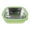 Homeatic Stainless Steel Lunch Box, Single Compartment, 1300ml Capacity, Green, HMT-006