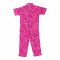 Basix Girls Star & Moon Short Sleeve Night Suit, Deep Pink, GRL-166