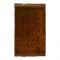 Plushmink Sujood Plain Single Janamaz/Prayer Mat, Gift Box, Brown, F404049