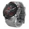Ronin R-012 Rugged Design Smart Watch, 1.43" Always On Amoled Display, Silver Dial With Grey Strap +1 Free Camouflage Grey Strap