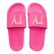 Bata Women's Casual Rubber Slippers, Pink, Fashionably Comfortable Slip-On Women's Sliders For Home, Living Room, And Casual Wear, 5415406