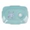 Cinnamoroll Plastic Lunch Box, 3 Compartments, Spoon & Fork, 1100ml, Sea Green, 12cm (W) x 18.5cm (H) x 5cm (D), Tq-158