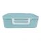 Cinnamoroll Plastic Lunch Box, 3 Compartments, Spoon & Fork, 1100ml, Sea Green, 12cm (W) x 18.5cm (H) x 5cm (D), Tq-158