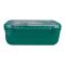 Kids Lunch Box, Spoon & Fork, Green, 10cm (W) x 18cm (H) x 5.5cm (D), 0339Kt