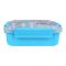 Stainless Steel Lunch Box, 2 Compartments, Sky Blue, 12cm (W) x 18cm (H) x 5.4cm (D), 88125