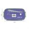 Plastic Lunch Box, 2 Compartments & Cutlery, 1000ml, Purple, 7.5cm (W) x 16cm (H) x 5.5cm (D), Yc9008