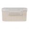 Plastic Lunch Box, Cutlery, 800ml, Beige, 6.5in (H) x 4.3in (W) x 2in (D), Yb-1825