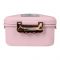 Plastic Lunch Box, 3 Compartments & Cutlery, Pink, 9.5cm (W) x 16cm (H) x 5cm (D), K-181