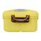 Plastic Lunch Box, 3 Compartments & Cutlery, Yellow, 9cm (W) x 16.5cm (H) x 5.5cm (D), K-181