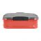 Stainless Steel Lunch Box, 3 Compartments & Cutlery, Red, 16.5cm (W) x 23.5cm (H) x 4.5cm (D), 2523C