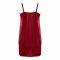 Basix Maroon 1 Piece Camisole Set With Matching Laces, CS-115