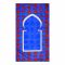 Star Shine Truck Art Blue Floral Travel Janamaz/Prayer Mat