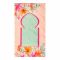 Star Shine Truck Art Peach Floral Travel Janamaz/Prayer Mat