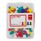 Deli 23mm Sharp Opaque Push Pins, 100 Pieces, E0031