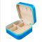 Inaaya Portable Mini Shiny Jewelry Storage Organizer Box For Rings, Earrings & Necklaces, Green, 100586