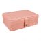 Inaaya Portable Artificial Leather Jewelry Storage Organizer Box For Rings, Earrings & Necklaces, Pink, 100595