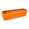 Plastic 4 Portions Seasoning Box With Jars & Spoons, Kitchen Spice Master Set, Orange, 100652