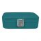 Portable Leather Jewelry Storage Organizer Box For Rings, Earrings & Necklaces, Green, 100782